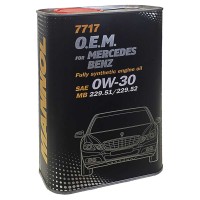 7717 0W-30 1L MERCEDES 229,51/229,52 - www.parts-zone.hu 7717 0W-30 1L MERCEDES 229,51/229,520W-30