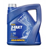 MANNOL 7204-4 2-TAKT PLUS API TC KÉTÜTEMŰ FÉLSZINTETIKUS MOTOROLAJ, 4 LITER2T
