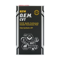 MANNOL 8216-4ME - O,E,M, FOR CVT CONTINUOSLY VARIABLE TRANSMISSION FLUID VÁLTÓOLAJ, 4LIT, FÉMDOBOZOS - www.parts-zone.hu MANNOL 8216-4ME - O,E,M, FOR CVT CONTINUOSLY VARIABLE TRANSMISSION FLUID VÁLTÓOLAJ, 4LIT, FÉMDOBOZOSVÁLTÓ- ÉS HAJTÓMŰOLAJ