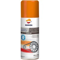 REPSOL MOTO CHAIN DRY WHITE 400MLLÁNCKENŐ